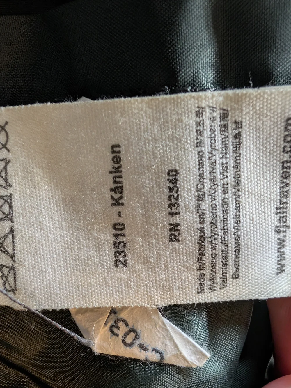 Fjallraven sturdy kånken